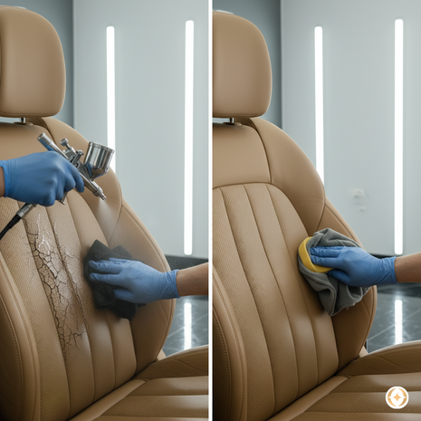 Leather Car Seat Restoration and Protection